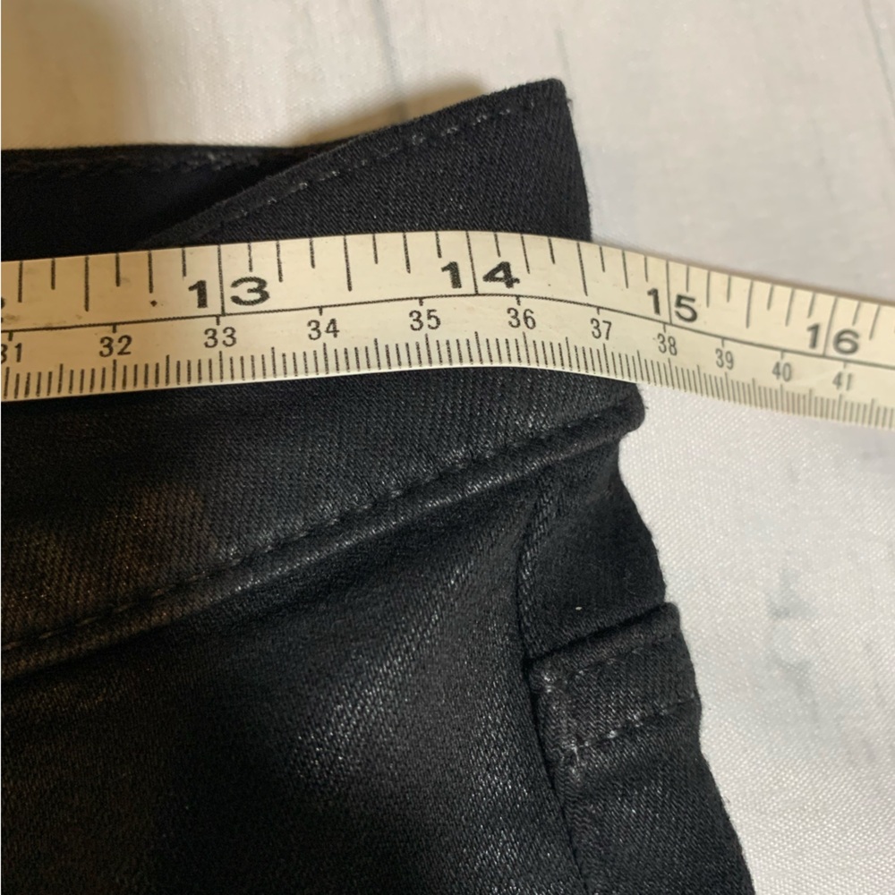 HUDSON high rise black shimmer pants. Bootcut. Size 30. - Picture 8 of 10